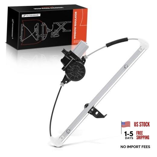 Power Window Regulator with 6-Pin Motor Rear Passenger Side Compatible with