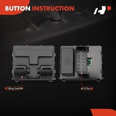 Power Window Switch Compatible with Jeep Wrangler 2011-2012, Wrangler JK