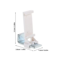 6 Pcs No Tools Roller Blind Mount Top Frame Clamp Brackets Clip-On Holders