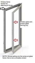 NEW Sash & Hurricane Glass for ESP ES5000 Casement window