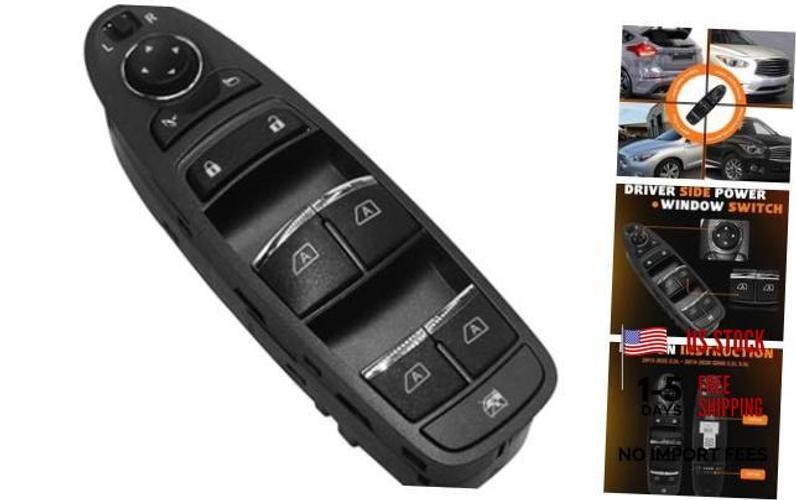 25401-3JP1A Power Window Switch for Infiniti QX60 2014-2020 JX35 2013 – Driver