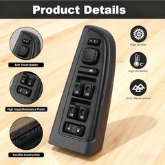15883323 Front Driver Side Master Power Window Switch&Bezel | Compatible for