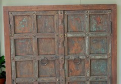 Antique Wooden Large Size Wall Décor Window Panel Frame Original Old Fine Craft