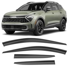 Shatterproof Taped-On Window Deflectors for Kia Sportage For 2023-2025 Sportage