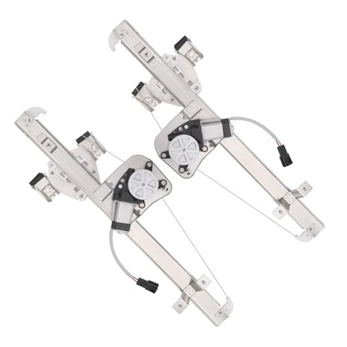 Rear Driver & Passenger Side Power Window Regulator with Motor Compatible with