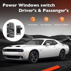 Power Window Switch Button Front Driver & Passenger Side – Compatible with