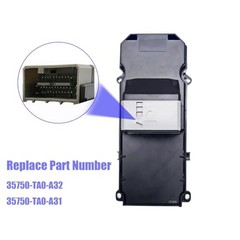 Power Window Master Switch Compatible with Honda Accord EX EX-L 2.4L 2 AUTO
