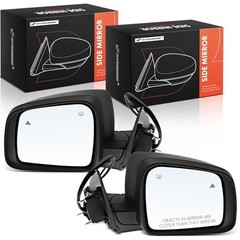 Pair (2) Power Door Mirror – Compatible with Dodge Driver and Passenger Side