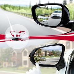 Blind Spot Car Mirror, HD Glass Frameless Convex Side Mirror Blindspot