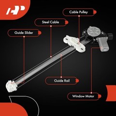 Power Window Regulator with Motor Rear Driver Side Compatible with Honda CR-V