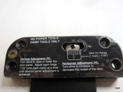 Amesbury Truth Dual Adjustable Door Hinge black