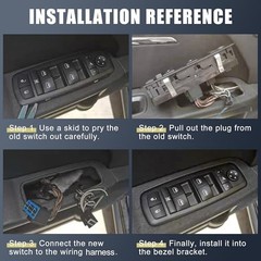 68030826AC Replacement Driver Power Window Switch for Grand Cherokee 11-13