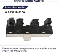 Driver Door Window Main Switch 93571M6100 Compatible with Kia Forte 2019 2020