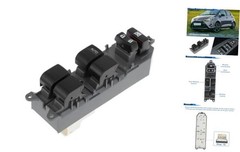 Front Left Driver Side Power Window Switch for Toyota Yaris 2011-2019 Window