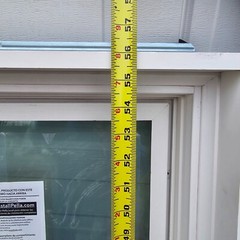 NEW: Nice Wood Home CASEMENT WINDOW w/ Aluminum Cladding & Grids 28″x56″