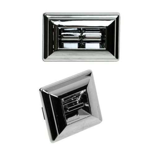 Chrome Power Window Switch Pair Set of 2 for Chevy GMC Pontiac