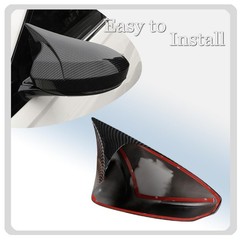 MUXEE 2PCS New Sports Rear Mirror Cover Caps for Nissan sentra 2020-2025/Altima