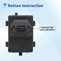 Passengers Power Window Switch & Door Lock Switch Button Compatible with 2002-20