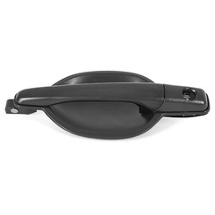 Outside Door Handle Black Textured Compatible with 2004-2011 Front Left