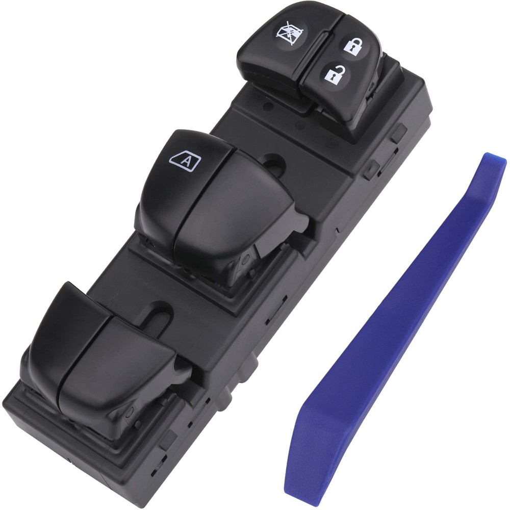 Obaee Power Window Switch Front Left Driver Side Compatible with Black