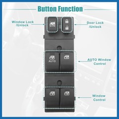 Front Left Driver Side Power Window Switch Fit for Subaru Forester 2014-2016
