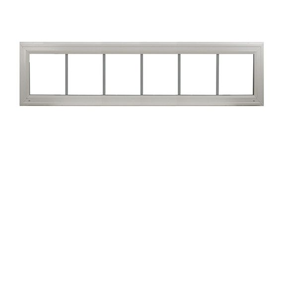 Double Pane Transom Window 72″ x 12″ White FL. Approved Argon Gas Low E DP50
