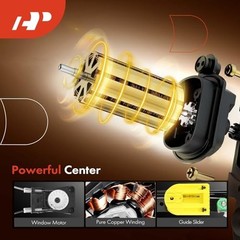 Electric Power Window Regulator Without Motor Compatible Rear Passenger (RH)