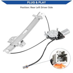 748-559 Power Window Regulator with Motor Compatible Rear Right Passenger Side
