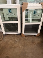 White Vinyl Single Hung Window 24×36 2×3 Double Pane Argon New Replacement