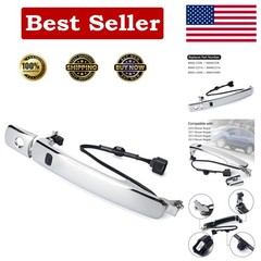 Exterior Chrome Door Handle Front Left Driver Side for Nissan Rogue 2010-2013,wi