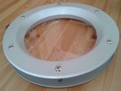 PORTHOLE FOR DOOR phi 350 mm White – RAL 9016