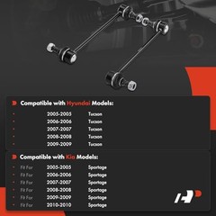 2 x Front Sway Bar Links Stabilizer Bar Links, Compatible with Kia Sportage
