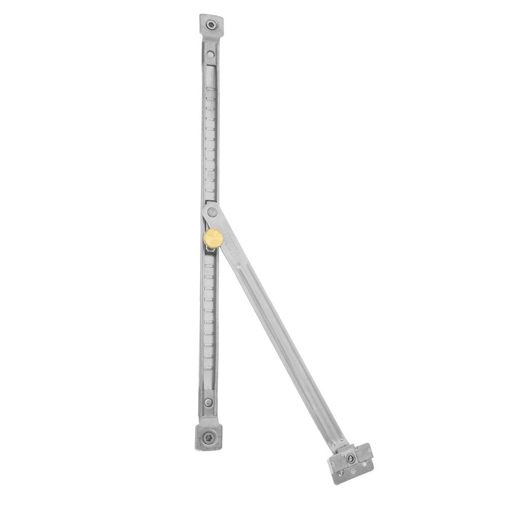 Adjustable Window Restrictor Lock No Drilling Stays Hinged Limiter
