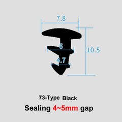 UPVC Door Window Gasket Seal Strip Glass Fixed Repair Seal Waterproof Shockproof
