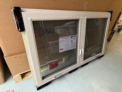 Milgard Styleline Series Double Casement Window, Left/Right 59.5×33.5 Net Frame