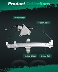 Rear Right Passengers Side Power Window Regulator with Motor Assembly