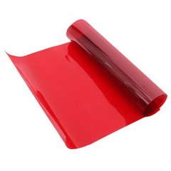 4 Pack Static Cling Red Window Films Reusable for Party Decor and Privacy