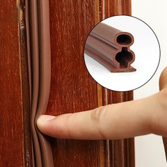 Self Adhesive Window Gasket Door Seal Brown Black White Draught Excluder