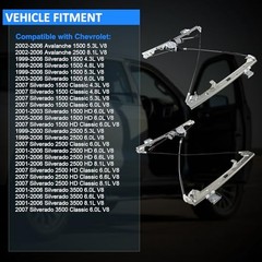 Front Driver and Passenger Power Window Regulator Front Left & Front Right