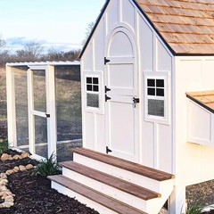 Durable 2 Pack Shed Windows 14″ x 21″ White