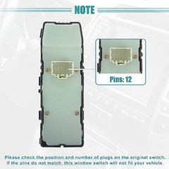 Front Left Window Switch for Dodge Challenger 2011-2014 4602784AC