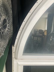 2 Arched Top Fixed Windows 36” W X 71-3/4” H See Notes