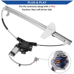 Obaee Rear Left Window Regulator Motor