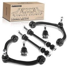 Set of 6, Front Upper Control Arm, Sway Bar Link, Lower Ball Joint,