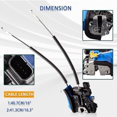 Rear Left Driver Side Door Lock Latch Actuator KIA Rio 2012-2017 Rear Driver