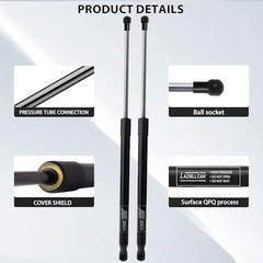 2pcs Tailgate Lift Supports Compatible with Mitsubishi Outlander 2015 2016