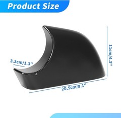 Left Driver Side Mirror Lower Cover Replacement for Model 3 2017-2024 Rearview M