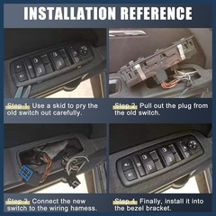 Power Window Switch – Front Left Driver Side Window Control Switch No.93570