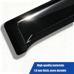Window Visors Rain Guards for 2009-2014 Ford F-150 SuperCrew/Crew Cab | Windo…