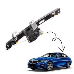 Rear Left Driver Side Power Window Regulator BMW 3 Series Rear Left Driver Side